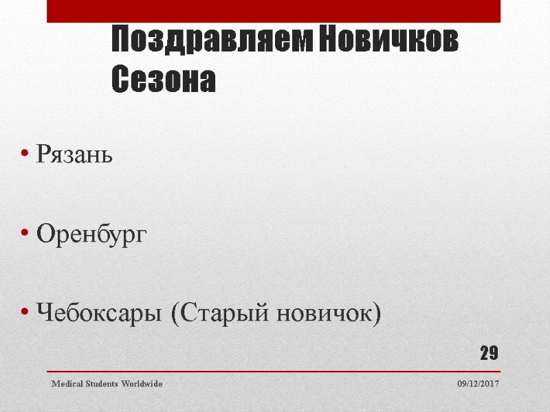 Поздравляем Новичков Сезона Рязань Оренбург Чебоксары (Старый новичок) Поздравляем Новичков Сезона Рязань Оренбург Чебоксары (Старый новичок)